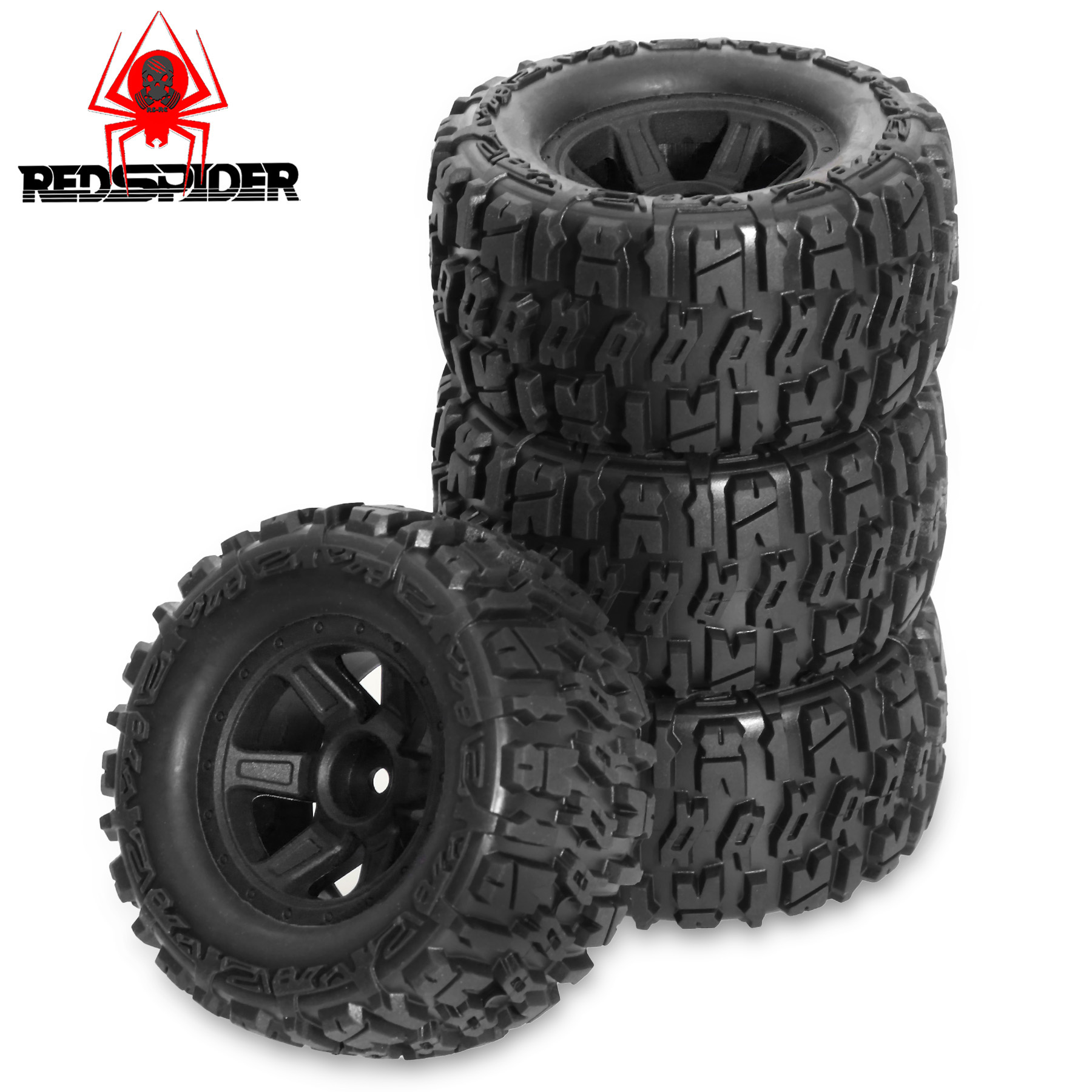 Rc Truck Monster - Pneus de roue en caoutchouc antidérapants
