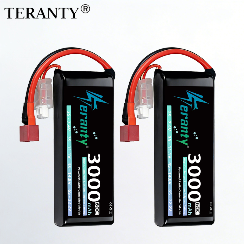 Rc Hobby Drone - Batterie Lipo TERANTY 2S 3000mAh 7.4V
