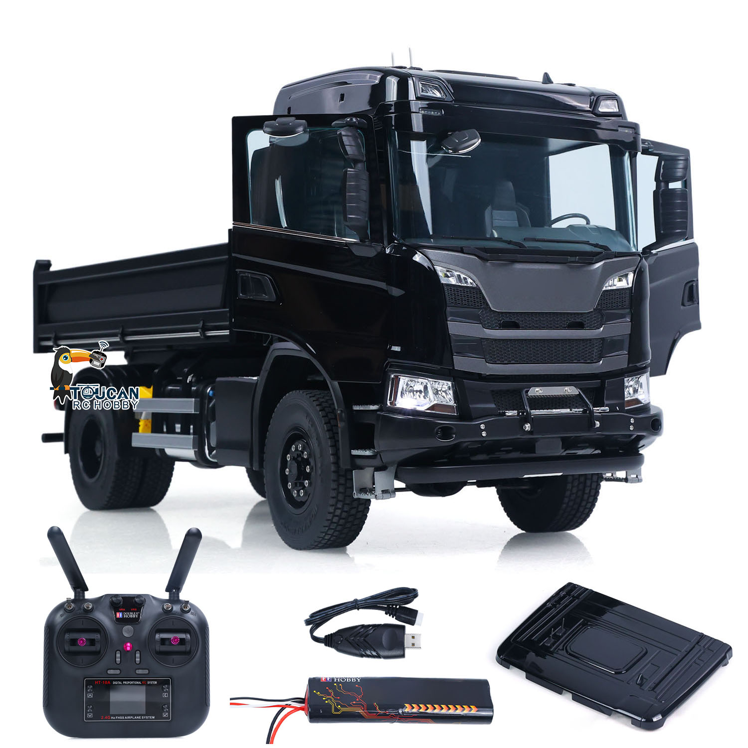 Rc Hobby Light - Camion benne télécommandé 4x4 CNC 1/14