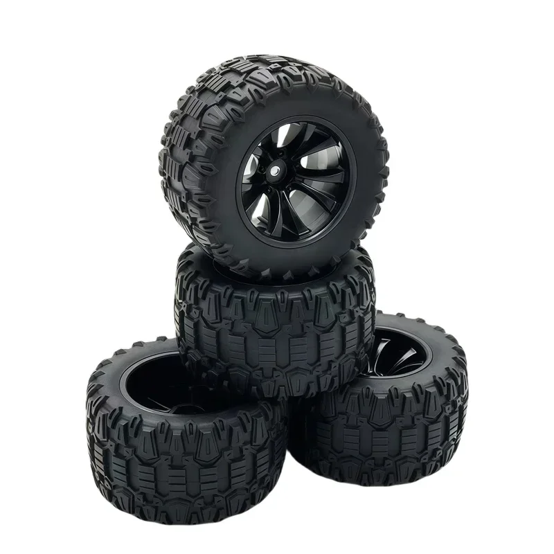 Rc Truck Monster - 4 roues en caoutchouc hexagonales de