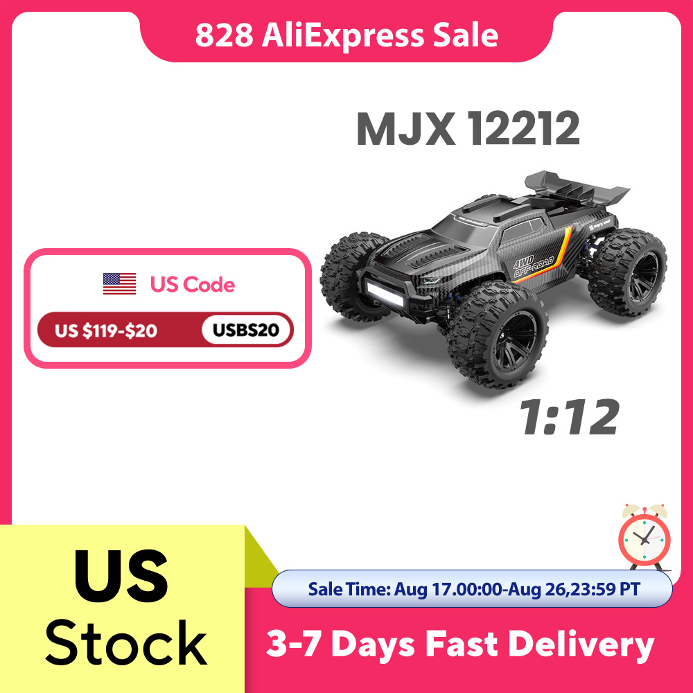 Rc Hobby Monster Truck - 12212 1/12 MJX Brushless RC Monster