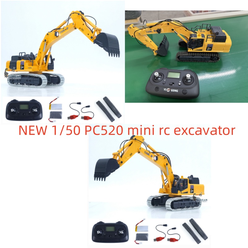 Rc Hobby Light - Mini pelle RC 1/50 PC520, excavatrice