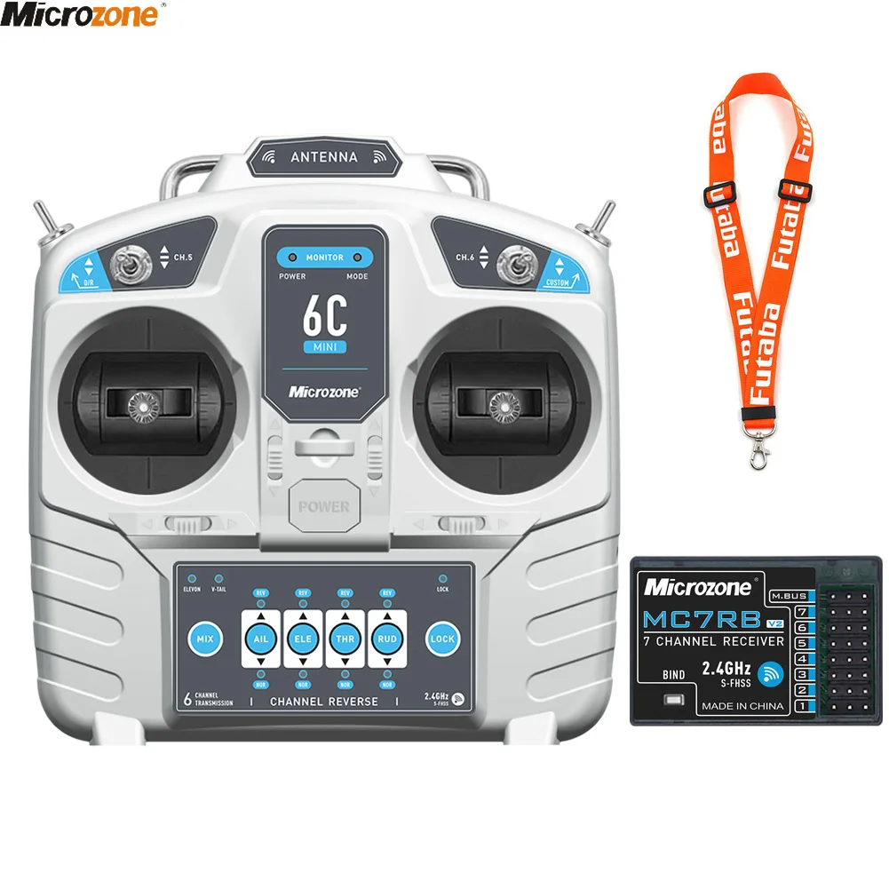 Rc Hobby Drone - MicroZone-Contrôleur émetteur MC6C Mini V2 2.4G