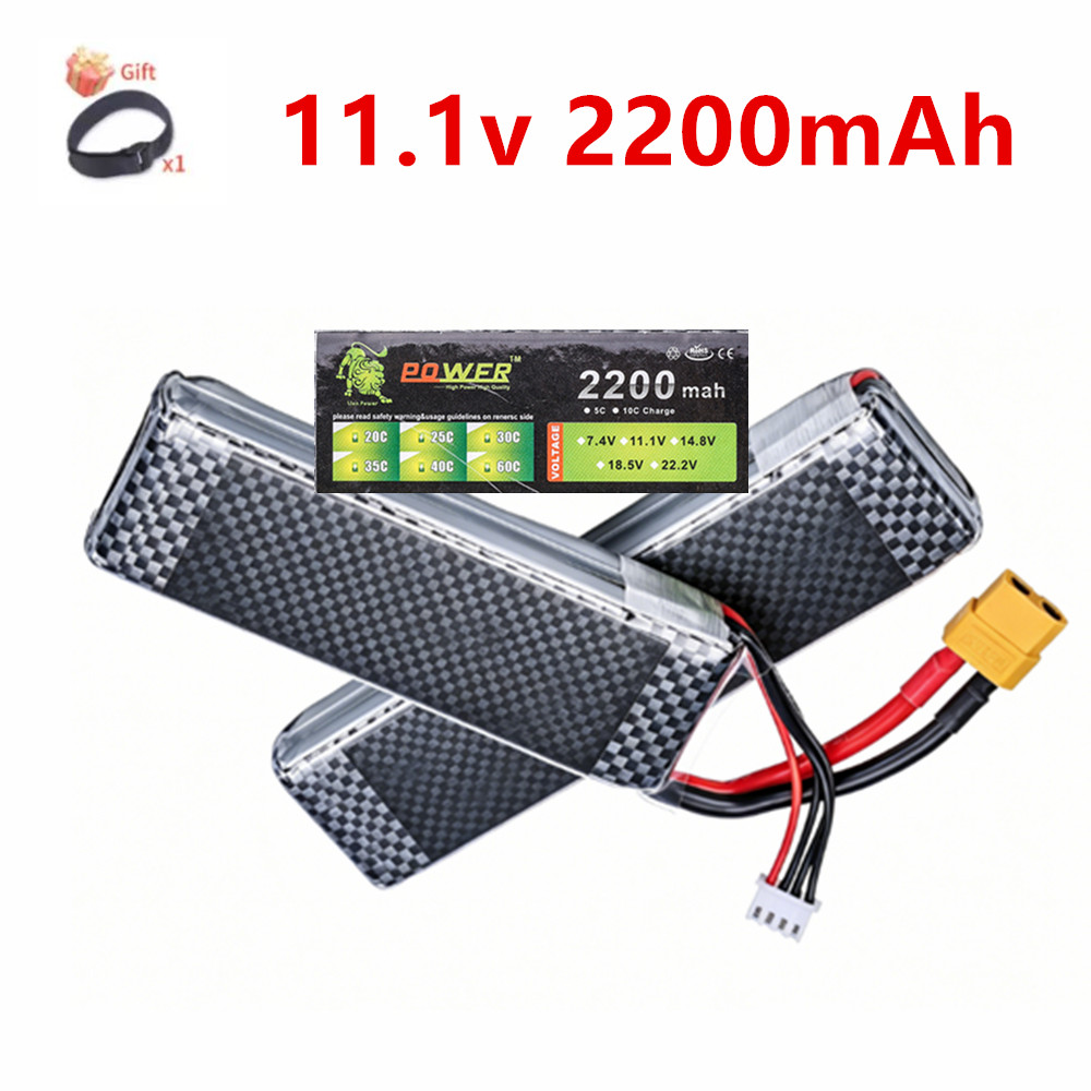 Hobby Rc Quadcopters & Multirotors - Batterie Lipo 3S 11.1V 2200mAh 35C