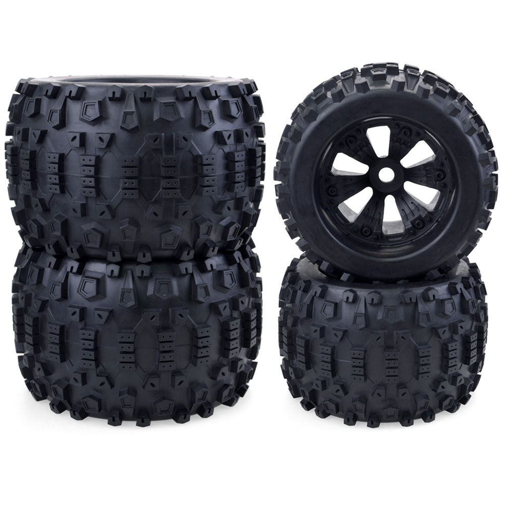 Rc Truck Monster - 4 pièces 1/8 roues pneus 170mm