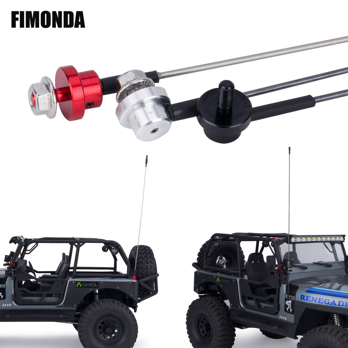 Rc Hobby Racing - Antenne de Simulation réglable en métal