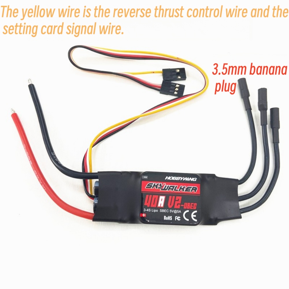 Rc Hobby Wing - FATJAY Hobbywing SkyWalker 40A-V2 ESC sans