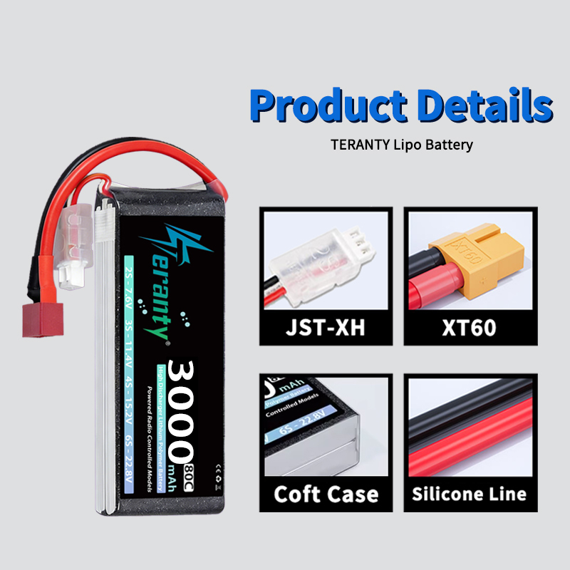 Batterie Lipo TERANTY 2S 3000m - Rc Hobby Drone avis et prix