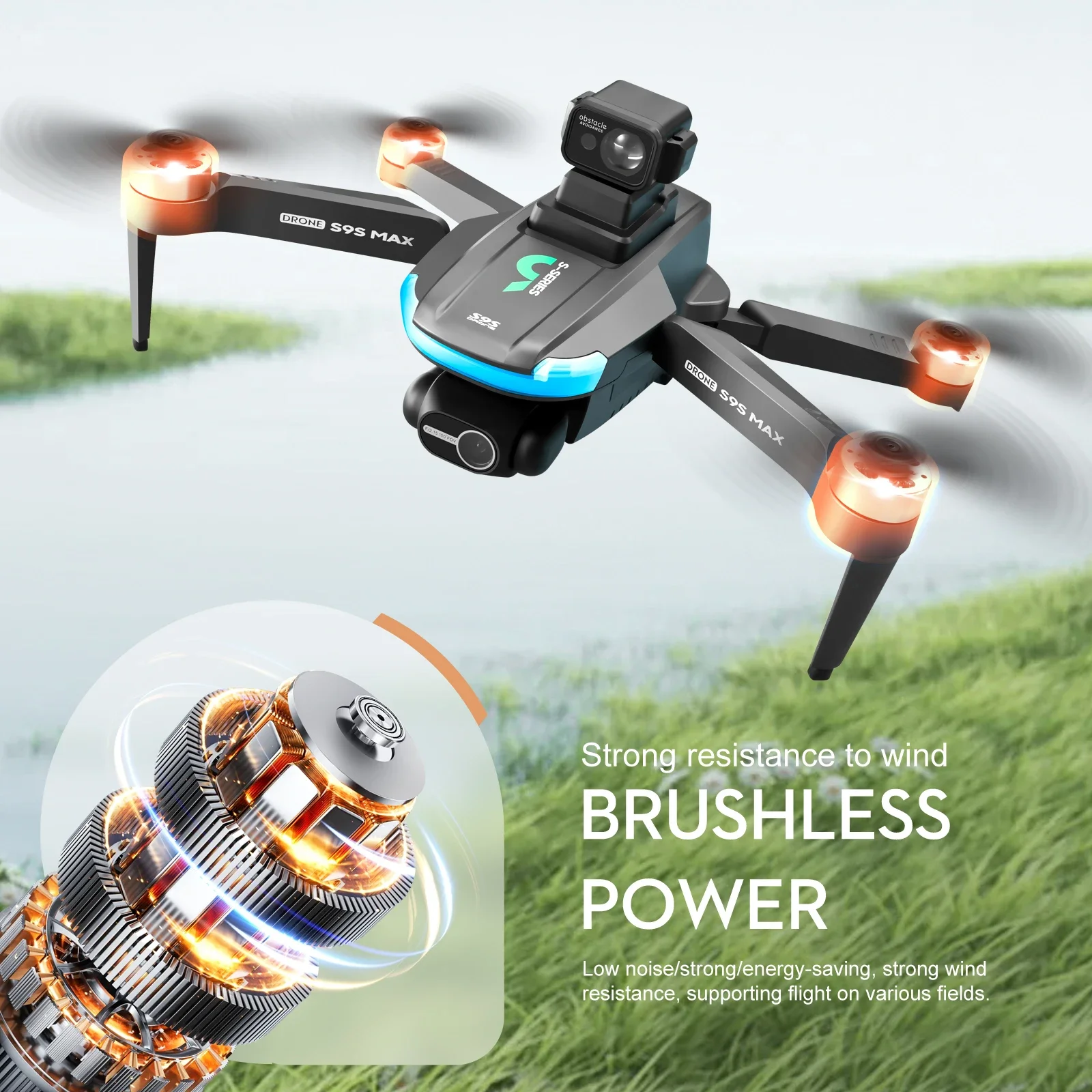 Nouveau S9S MAX MINI Drone 4K  - Rc Hobby Drone avis et prix