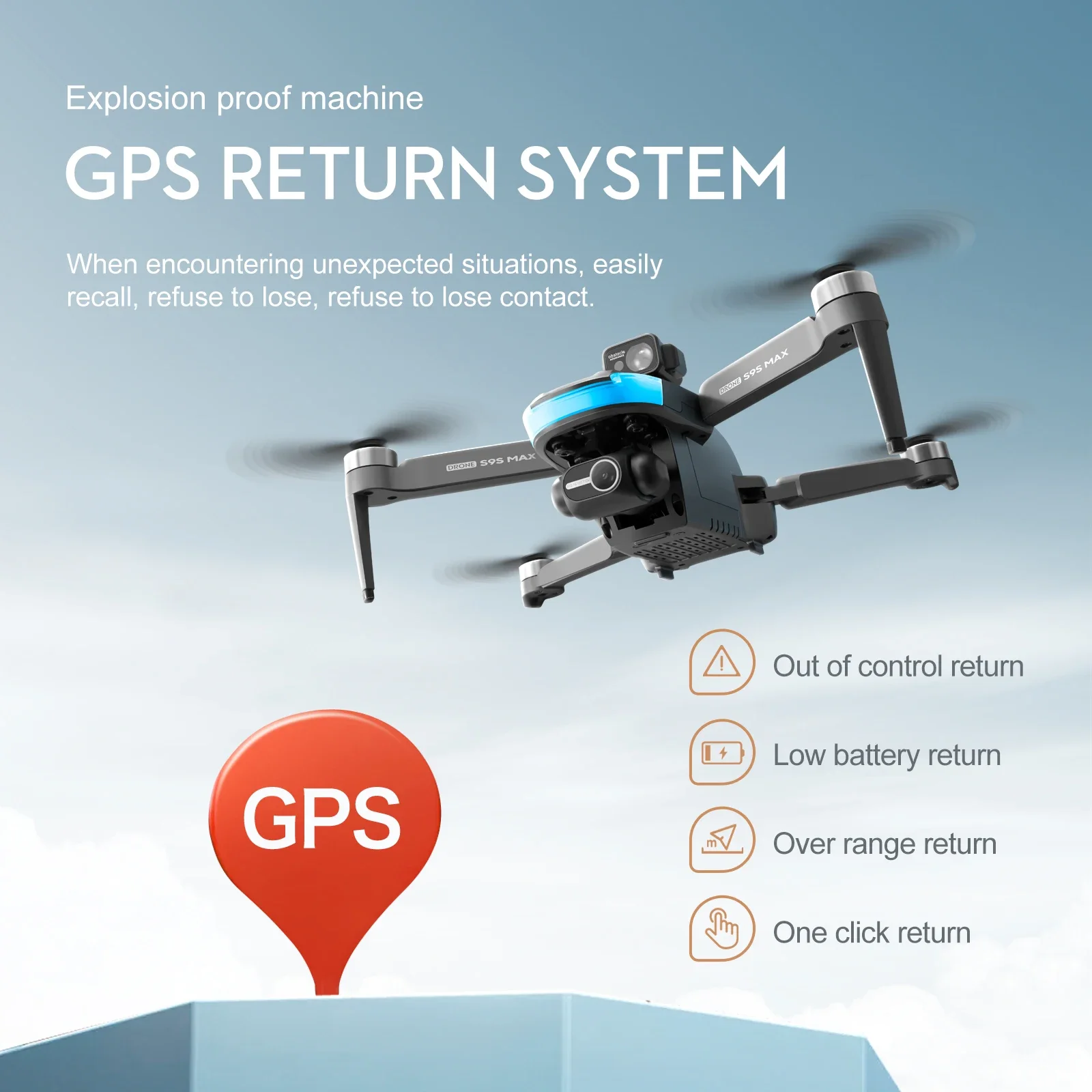 Nouveau S9S MAX MINI Drone 4K  - Rc Hobby Drone avis et prix