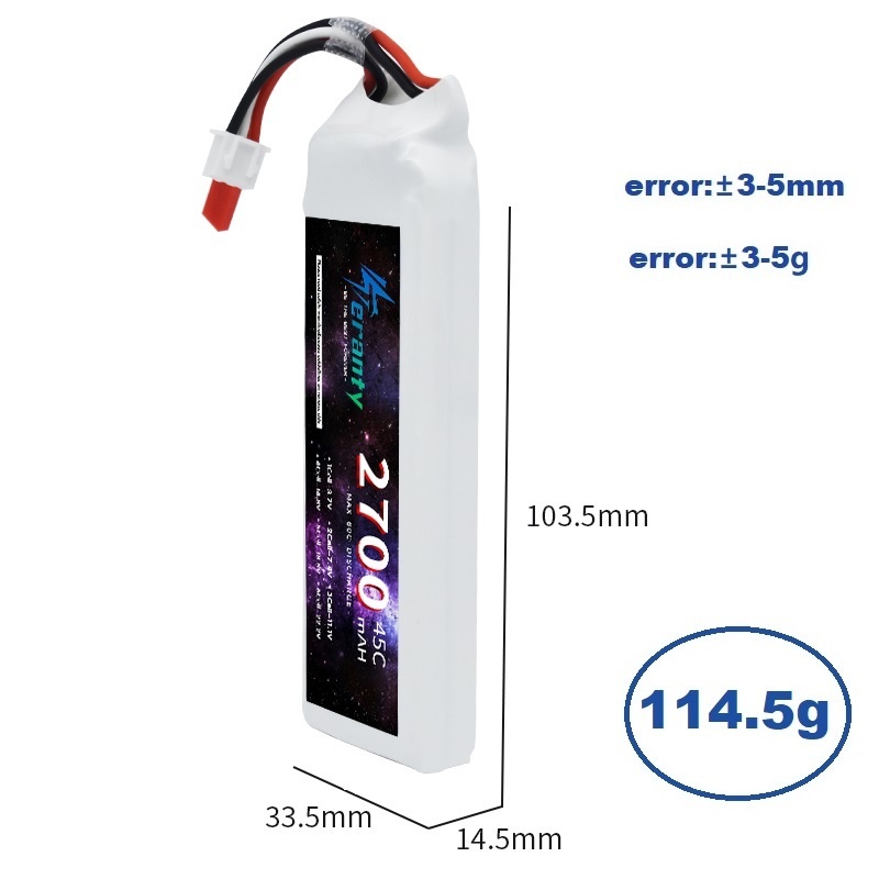 1/3 pièces 2S 7.4V Lipo batter - Rc Hobby Drone avis et prix