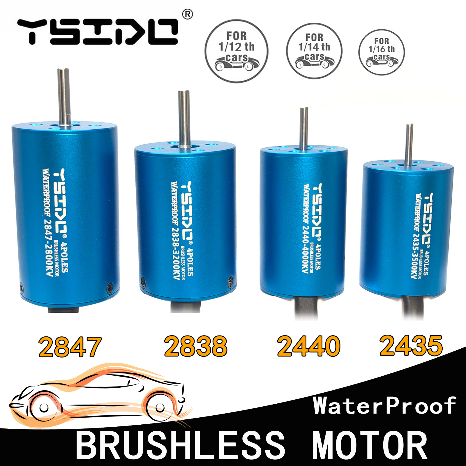 YSIDO – moteur sans balais 243 - Rc Remo Hobby avis et prix
