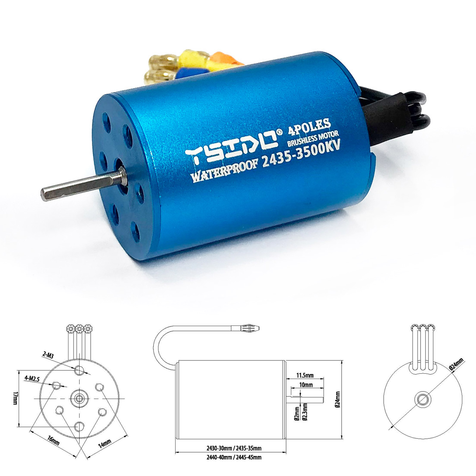 YSIDO – moteur sans balais 243 - Rc Remo Hobby avis et prix