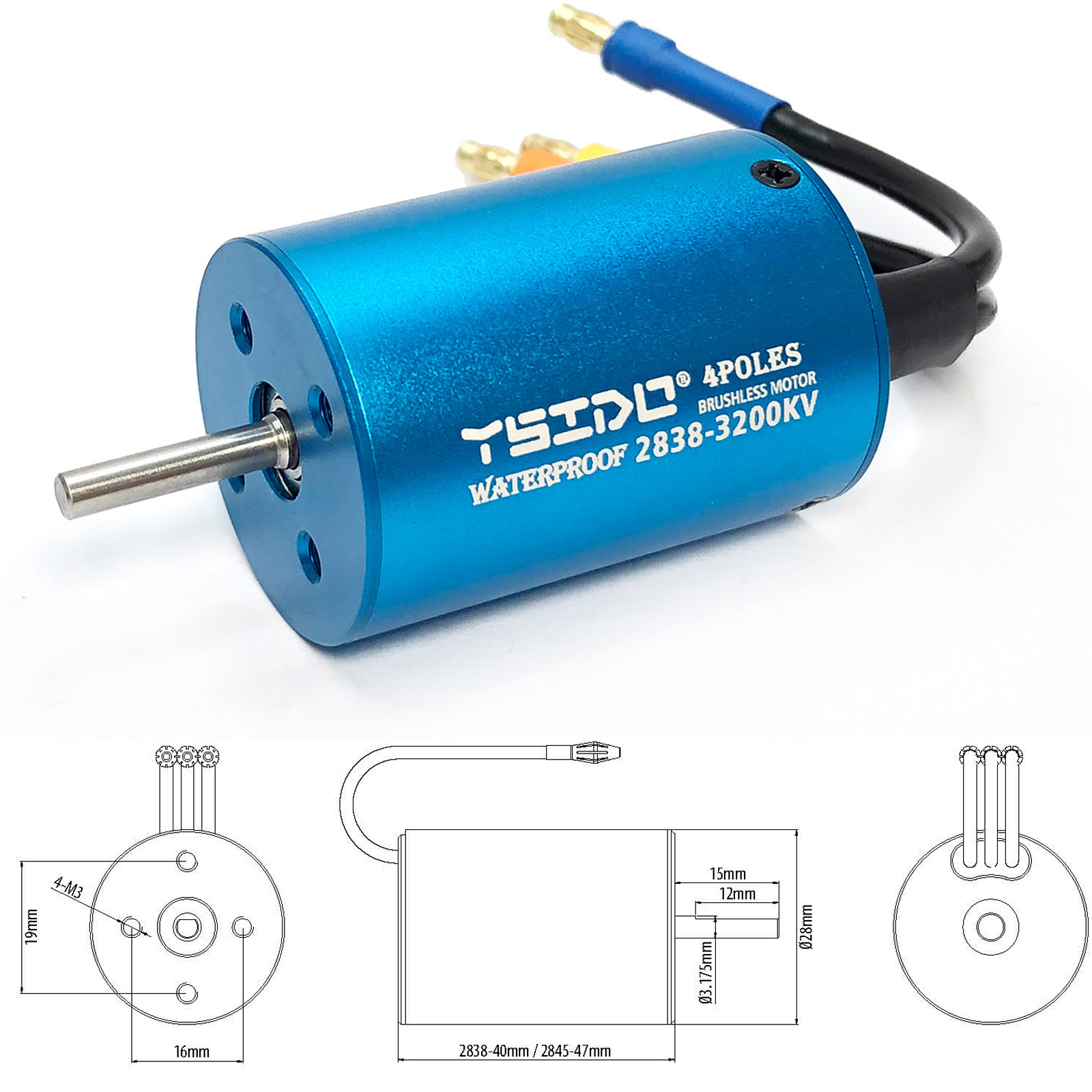 YSIDO – moteur sans balais 243 - Rc Remo Hobby avis et prix