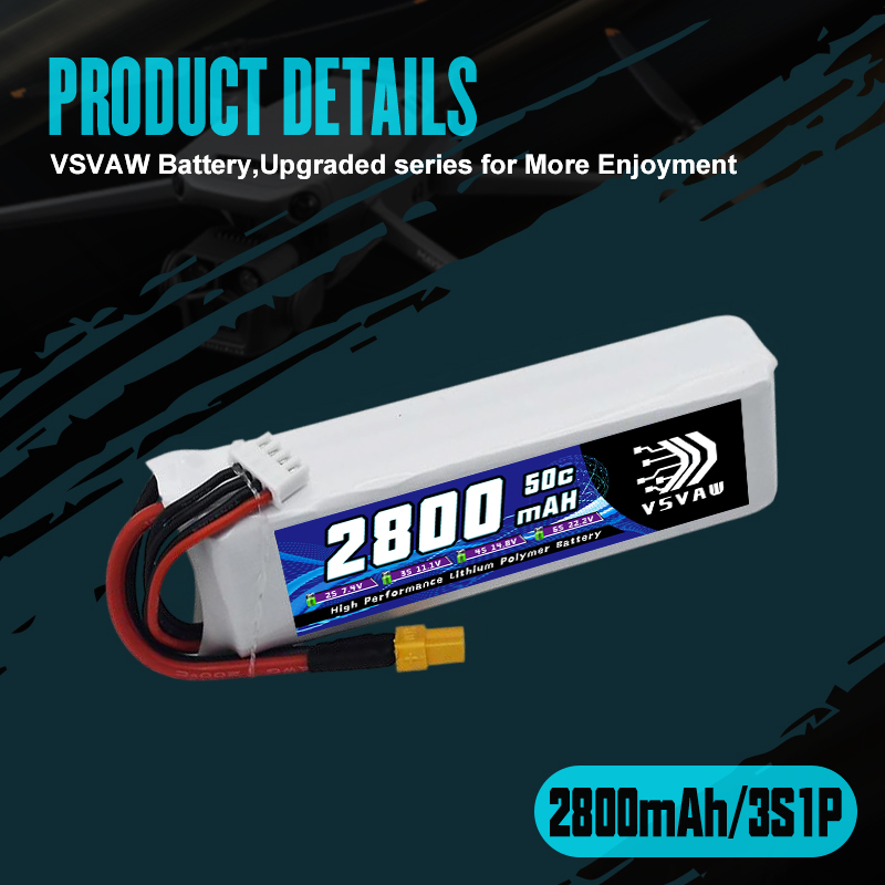 VSVAW 3S 2800mAh batterie Lipo - Hobby Rc Quadcopters & Multirotors avis et prix