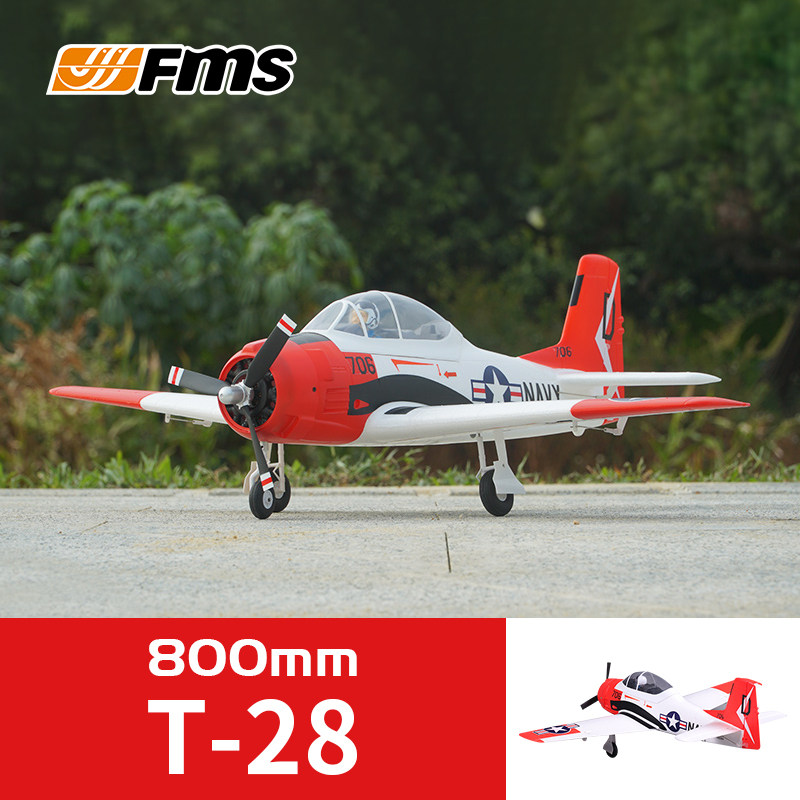 Nouveau FMS T28 Trojan 800 mm  - Rc Planes Horizon Hobby avis et prix