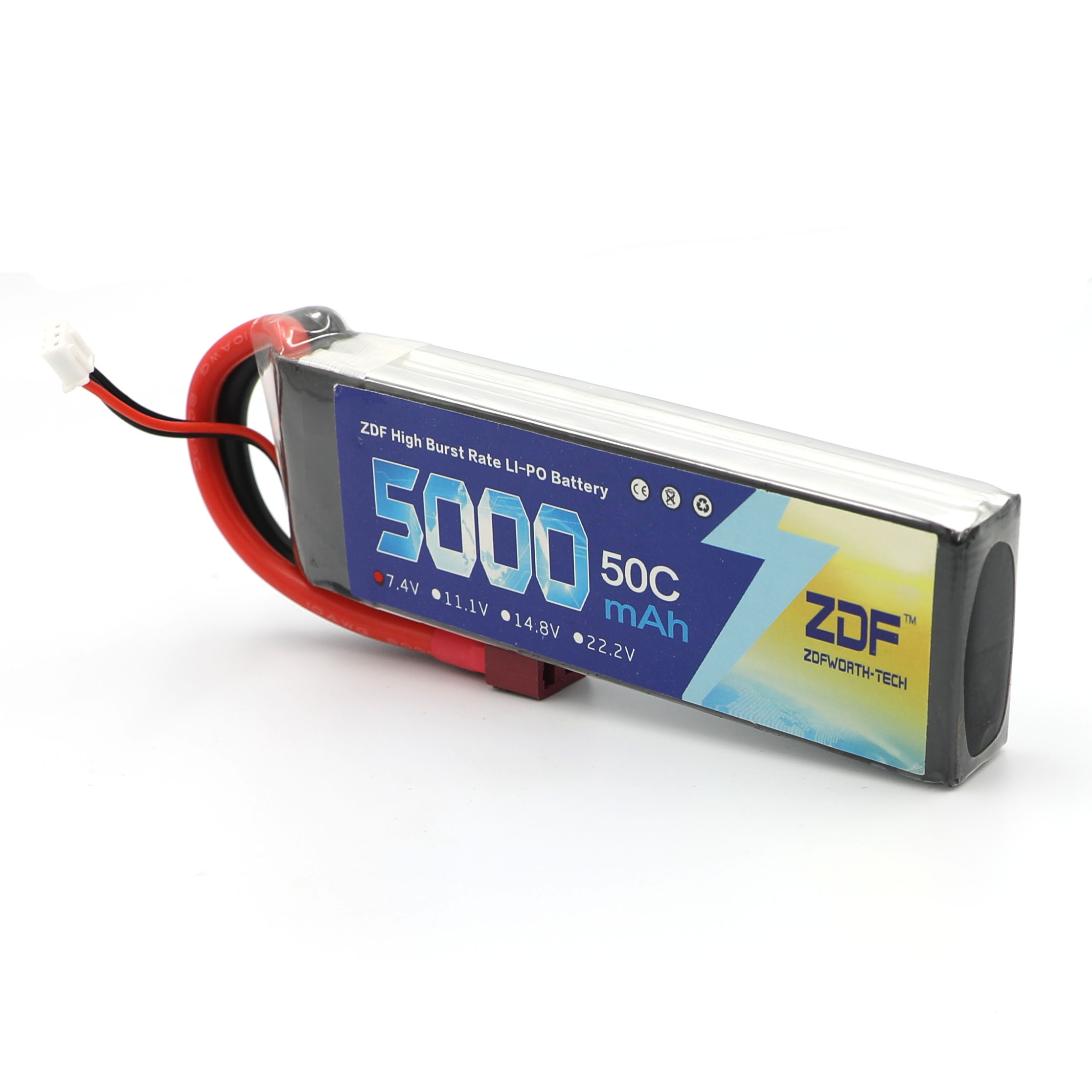 ZDF RC Lipo batterie 7.4V 5000 - Rc Remo Hobby avis et prix