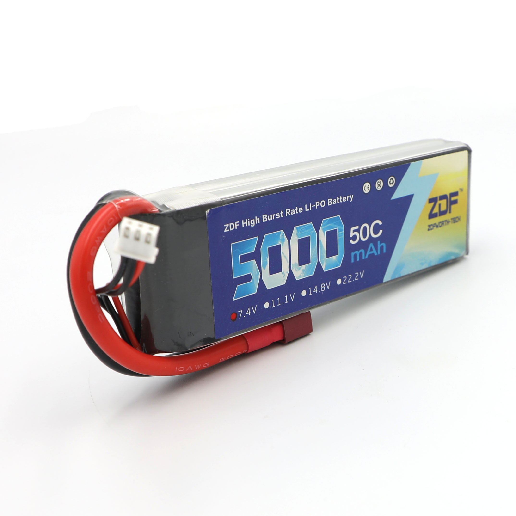 ZDF RC Lipo batterie 7.4V 5000 - Rc Remo Hobby avis et prix