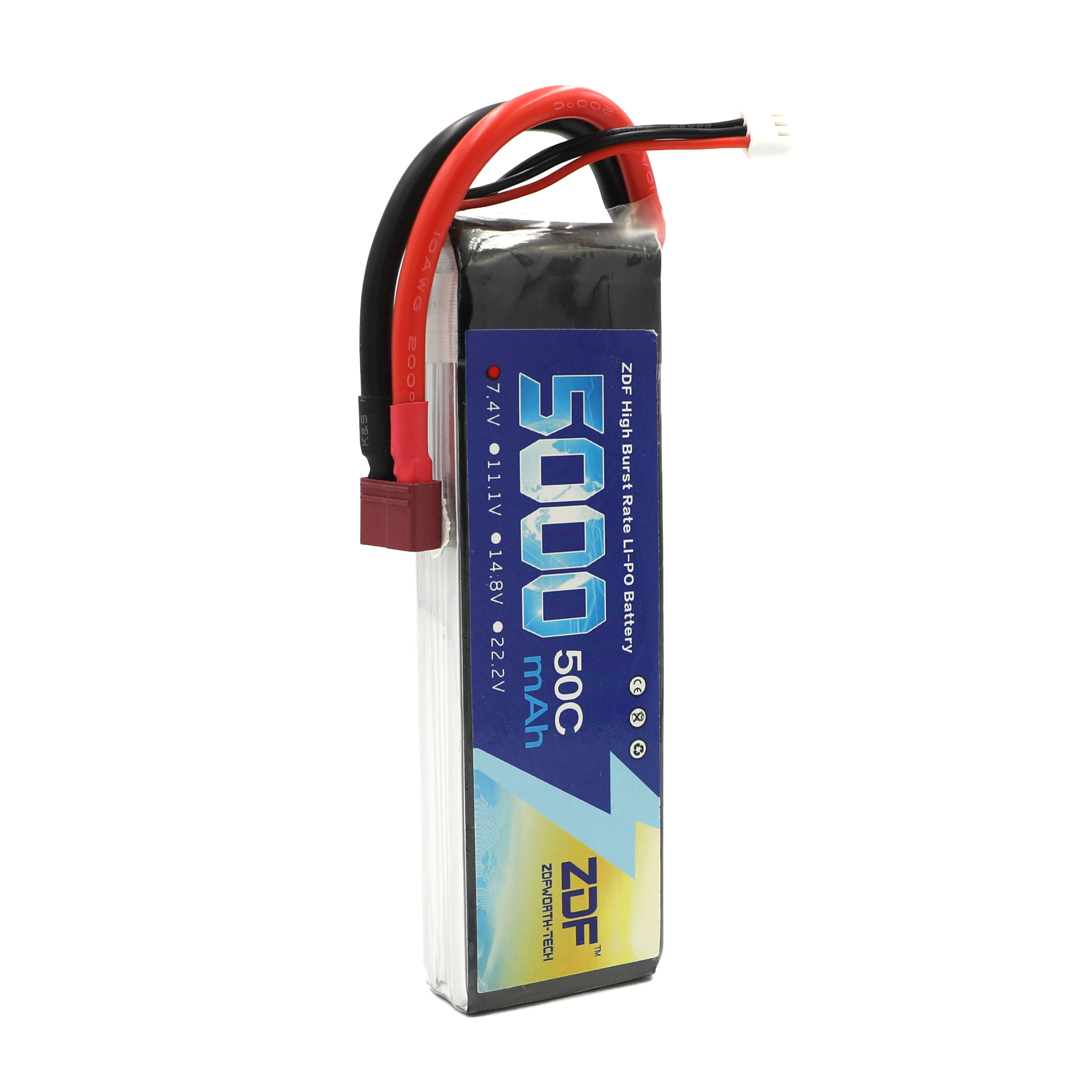ZDF RC Lipo batterie 7.4V 5000 - Rc Remo Hobby avis et prix
