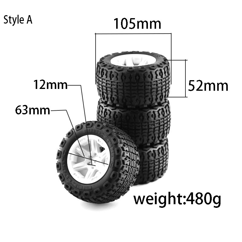 Roues et pneus de camion monst - Rc Truck Monster avis et prix