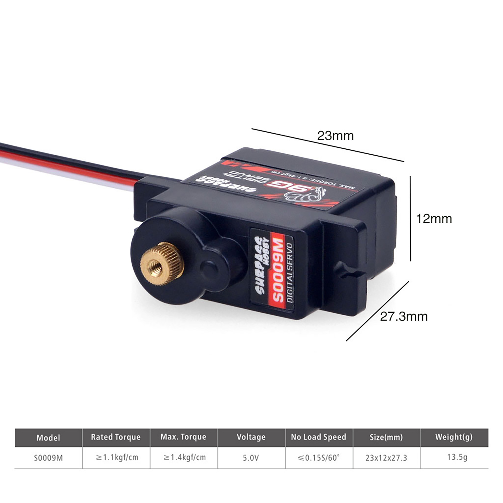 Micro-servo numérique 2g 3.7g  - Rc Hobby Racing avis et prix