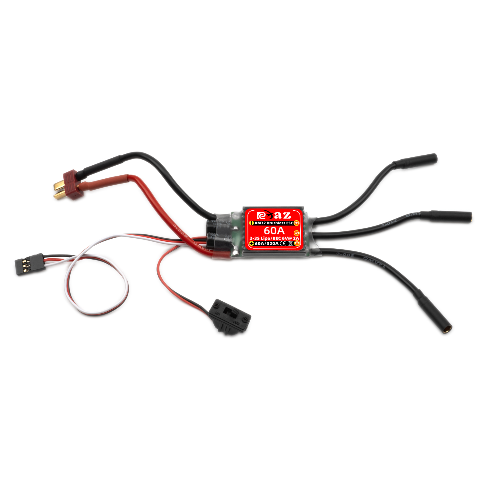 RCXAZ AM32 60A ESC sans balais - Rc Submarine Water avis et prix
