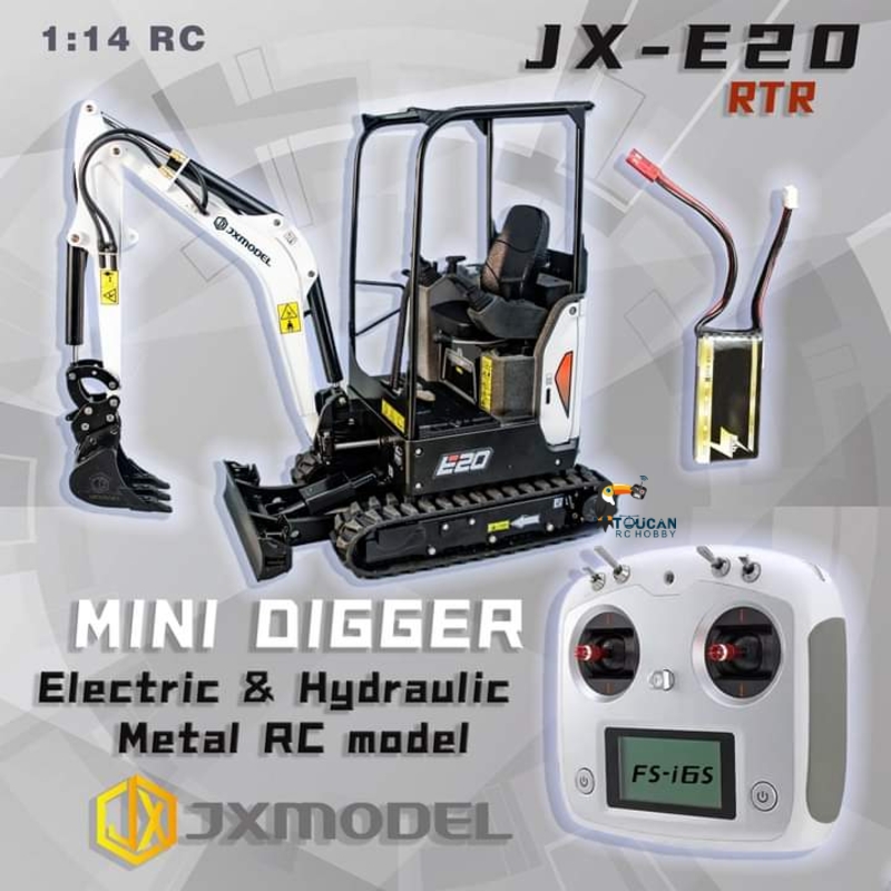 Mini-excavatrice RC RTR JX E20 - Rc Hobby Light avis et prix